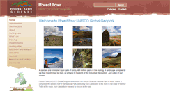 Desktop Screenshot of fforestfawrgeopark.org.uk